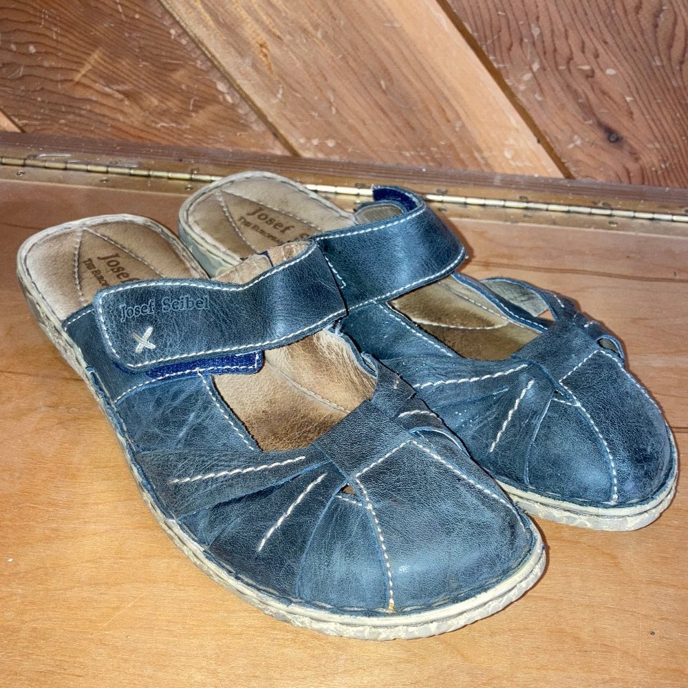 Josef Seibel Slip on Mary Sandals ~ Euro Size 40 (Box 37)